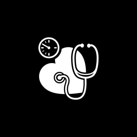 Blood Pressure Icon. Flat Design.のイラスト素材