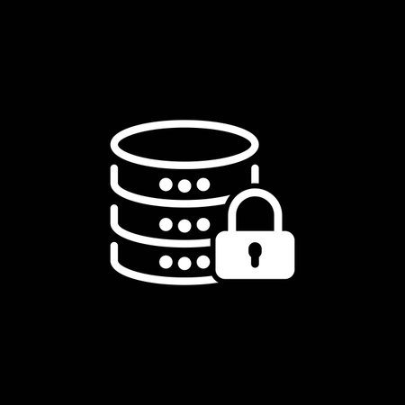 Data Protection Icon. Flat Design.のイラスト素材