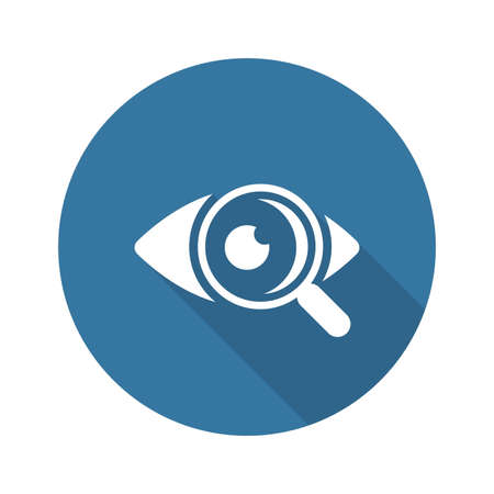 Ophthalmology and Medical Services Icon. Flat Design.のイラスト素材