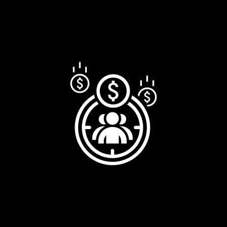 Targeting Icon. Flat Design.のイラスト素材