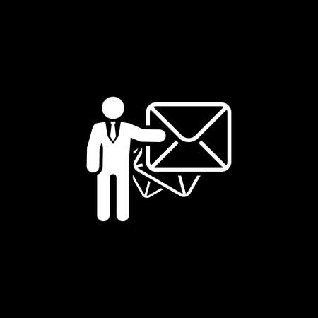Email Marketing Icon. Flat Design.のイラスト素材