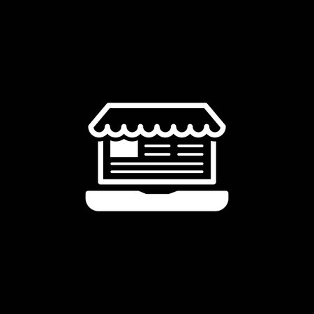 Online Store Icon. Business Concept.のイラスト素材