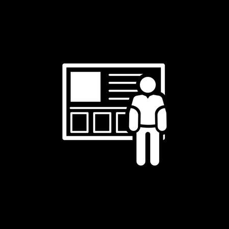 Consulting Service Icon. Business Concept.のイラスト素材