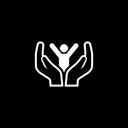 Child Care Icon. Flat Design.のイラスト素材
