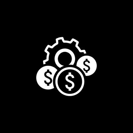 Costs Optimization Icon. Flat Design.のイラスト素材