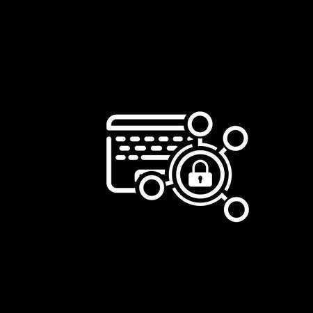 High Security Level Icon. Flat Design.のイラスト素材