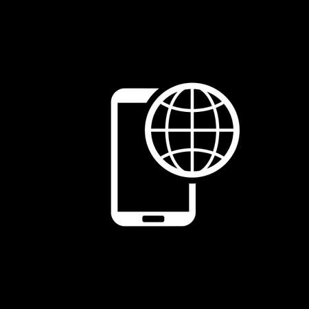 International Roaming Icon. Flat Design.の写真素材