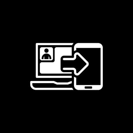 Synchronization Icon. Flat Design.の写真素材