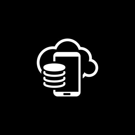 Cloud Storage Icon. Flat Design.の写真素材