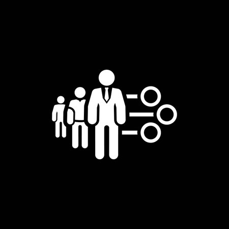 Management Icon. Flat Design.のイラスト素材