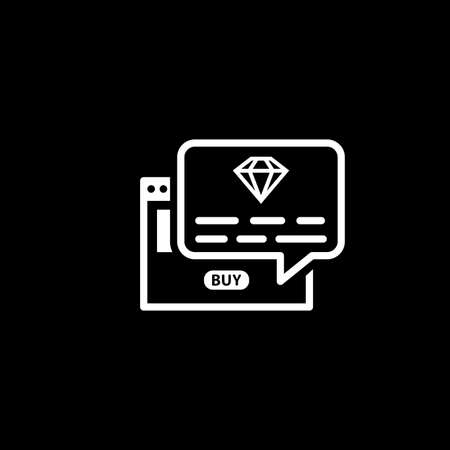 One Time Offer Icon. Flat Design.のイラスト素材