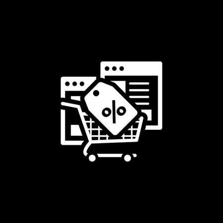 Discount Icon. Flat Design.のイラスト素材