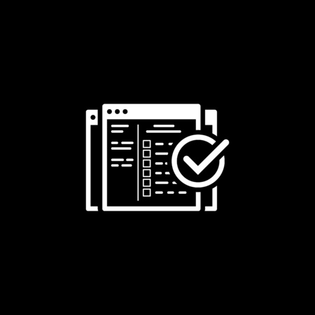 Setup Campaign Icon. Flat Design.のイラスト素材