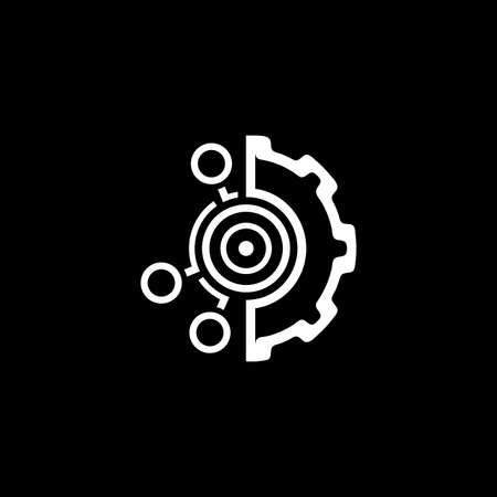 Set Up Business Goals Icon. Business and Finance. Isolated Illustrationのイラスト素材