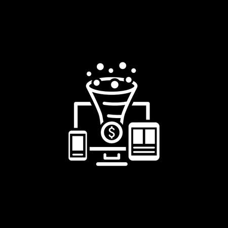 Conversion Rate Optimization Iconのイラスト素材