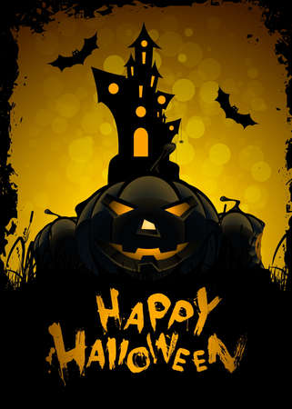 Halloween Greeting Cardのイラスト素材