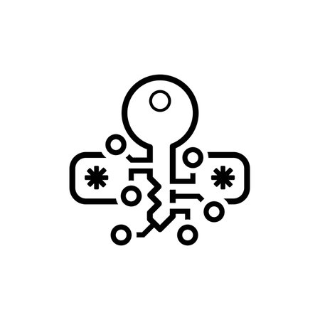 Crypto Protection Icon.のイラスト素材