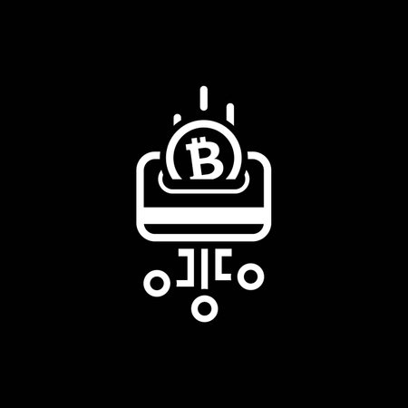 Load Card with Bitcoin Icon.のイラスト素材