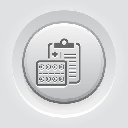 Medication Pills Flat Iconの写真素材