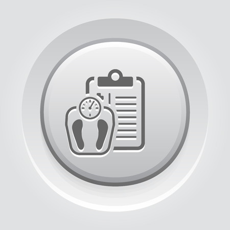 Weight Management Flat Iconの写真素材
