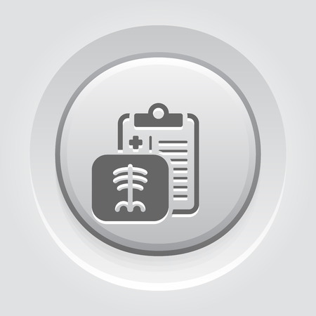 Radiology and Medical Services Flat Iconの写真素材