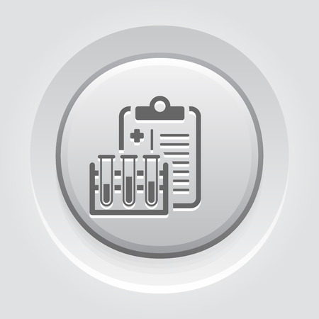 Medical Research Flat Iconの写真素材