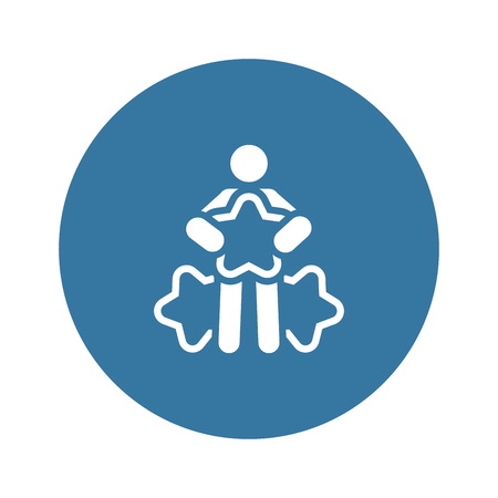 Customer Choice Line Icon.のイラスト素材