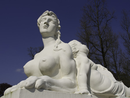 statue in hetloo palaceのeditorial素材