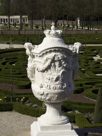 statue in the park, hetloo palaceのeditorial素材