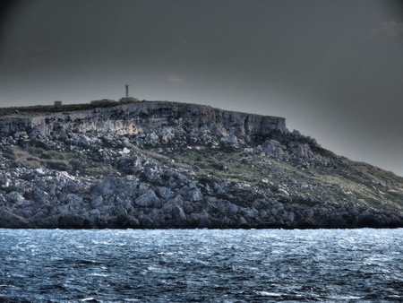 The island of Malta in the Mediterraneanの写真素材