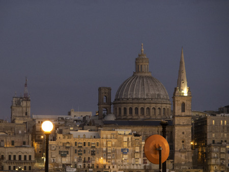 The island of Malta in the Mediterraneanの写真素材