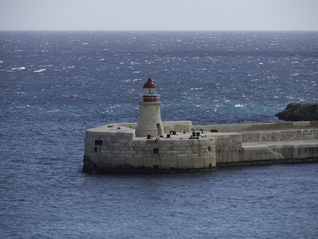 The island of Malta in the Mediterraneanの写真素材