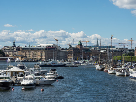 Boats in stockholmのeditorial素材