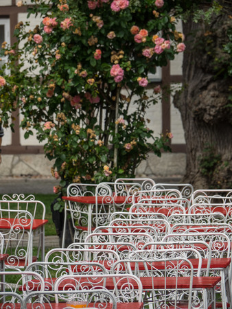 table and chairの写真素材