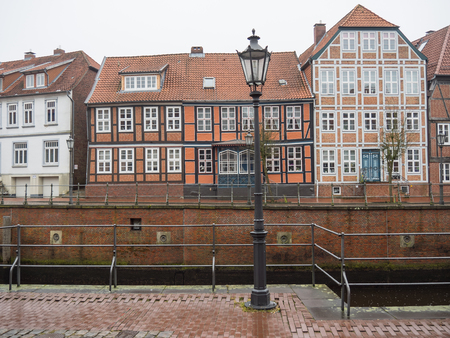 Brown house background.のeditorial素材