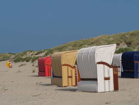 beach chairの写真素材