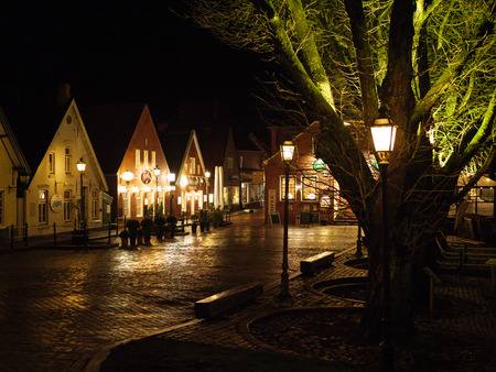 at night at the north seaのeditorial素材
