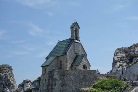 Church in the mountainsの写真素材