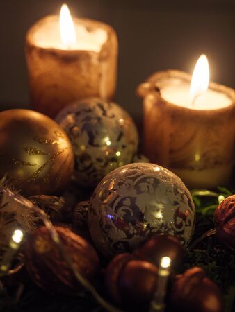 Candles in adventの写真素材