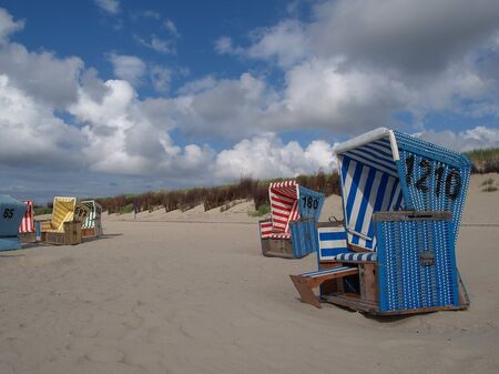 The island of langeoog in the german north seaの写真素材