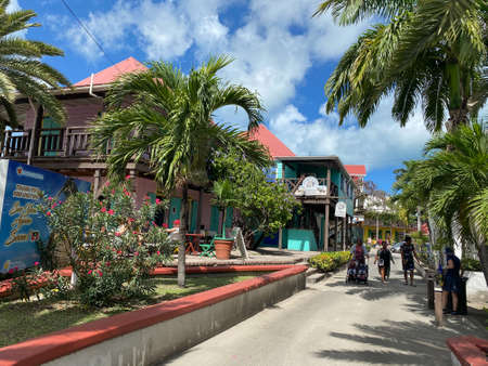 Island in the Caribbeanのeditorial素材