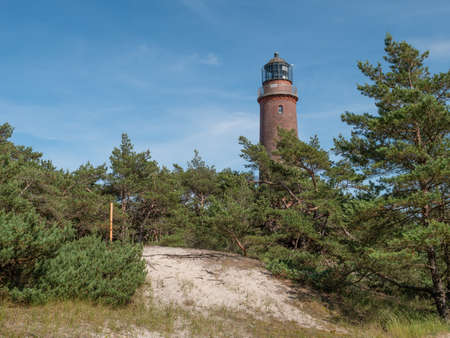 The beach of ahrenshoop and the darss island at the baltic seaの写真素材