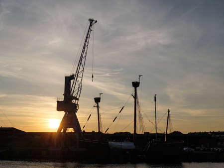 old city at the baltic sea in germany