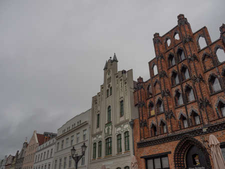 wismar city at the baltic sea in germanyのeditorial素材