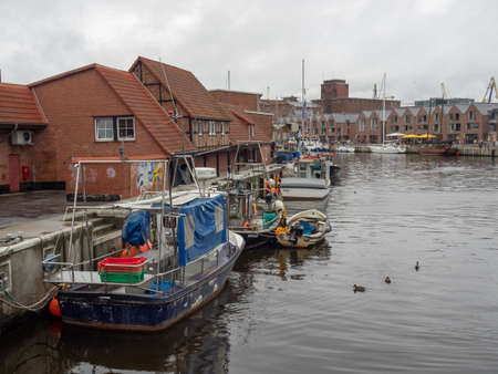 wismar city at the baltic sea in germany