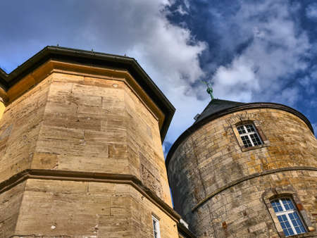 waldeck in germany at the lake ederseeのeditorial素材