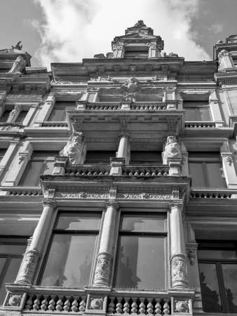 the city of antwerp in belgiumの写真素材