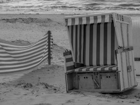 the beach of baltrumの写真素材