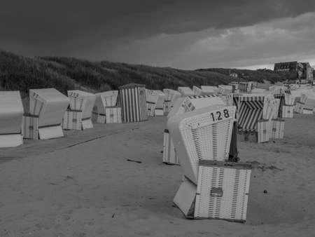 baltrum island in the north seaの写真素材