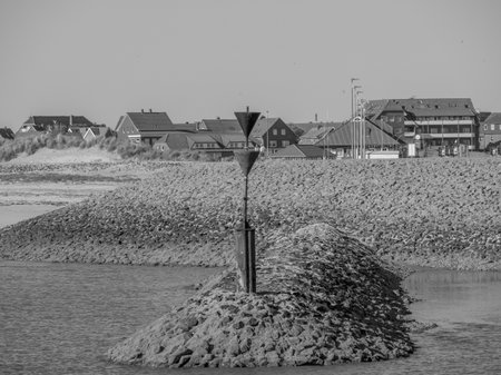 baltrum island in the north seaの写真素材